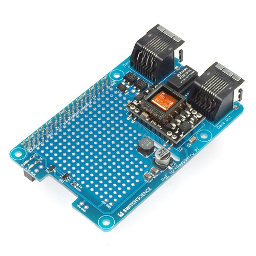 PoE adapter board for Raspberry Pi model B+