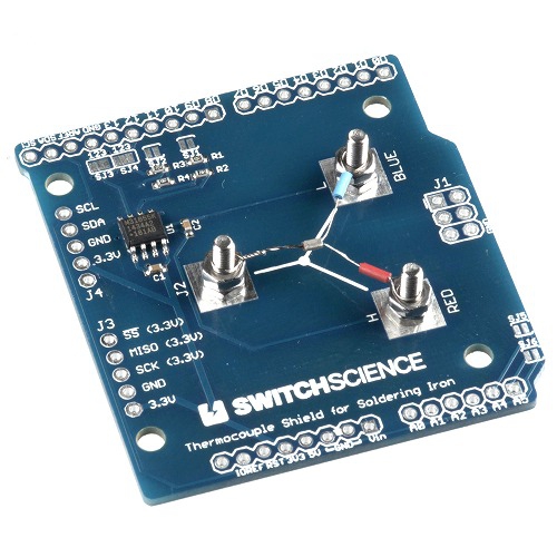 Soldering iron thermometer shield for Arduino