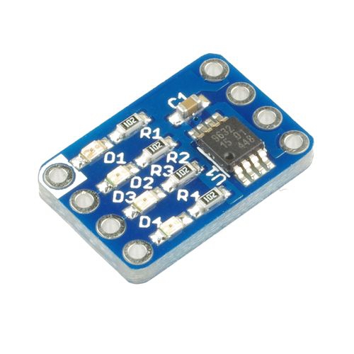 PCA9632DP1 I2C 4ch LED driver board with 4 LEDs onboard