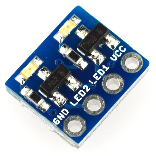 2ch LED simple signal monitor using FET