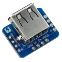 USB Type A Female Breakout Horizontal