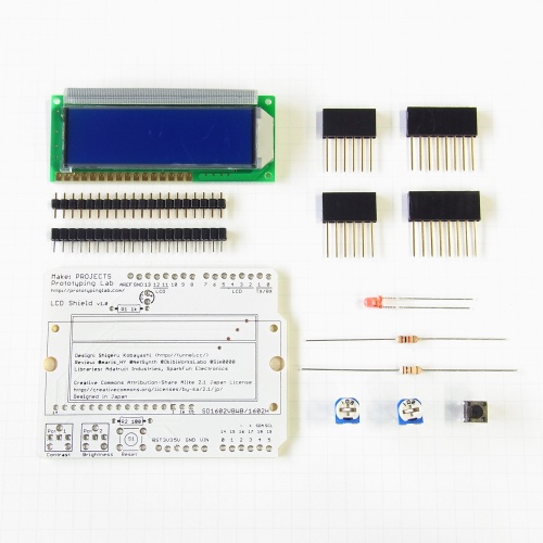 LCD Shield Kit - White on Blue